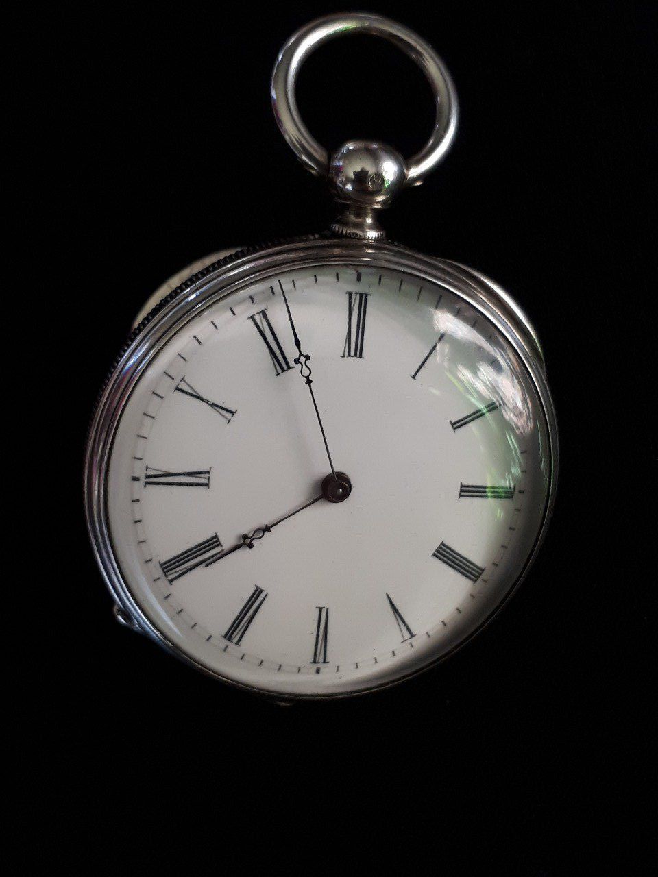 Belle Montre Gousset En Argent Avec Clef De Remontage - Vintage - Pour Collectionneurs