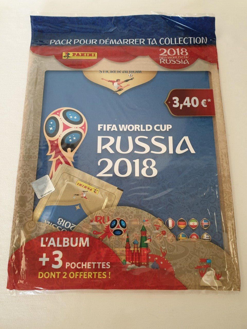 Panini world cup russie 2018 starter pack France stickercollection.club