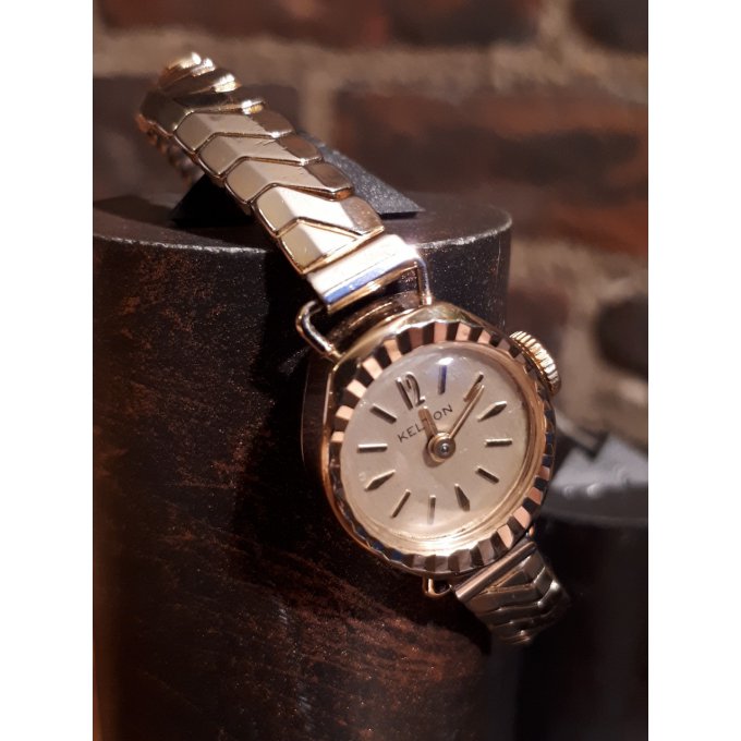 Montre femme Kelton PL. or 10k (vintage)