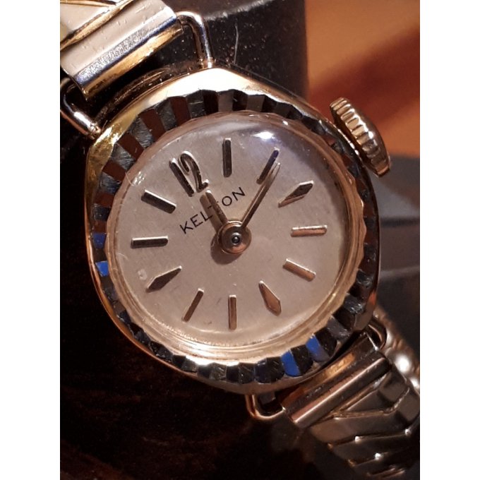 Montre femme Kelton PL. or 10k (vintage)