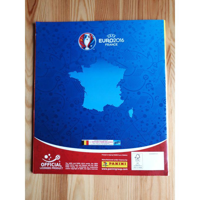 Panini Album vide Euro 2016 version Belge