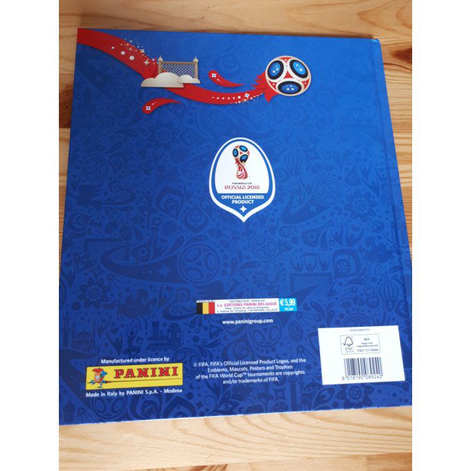 Panini Album vide Russie 2018 Hard Cover (B)