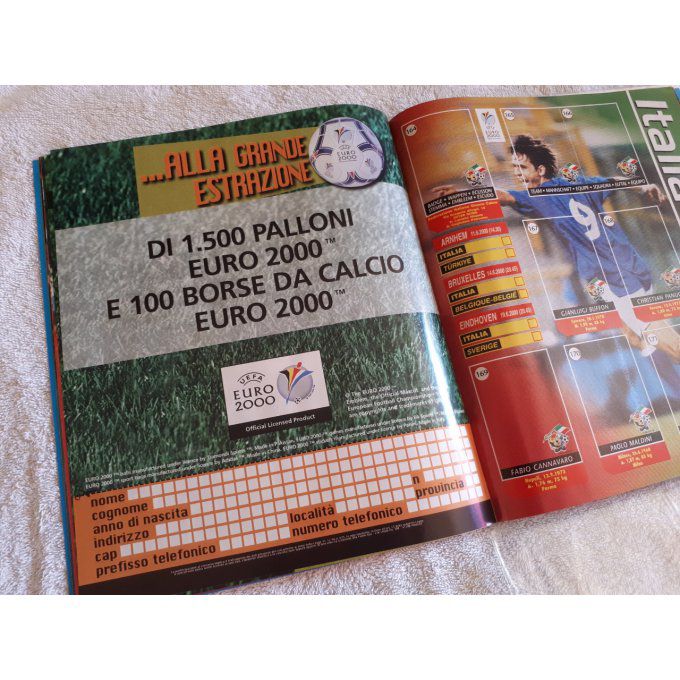 Panini Album vide Euro 2000