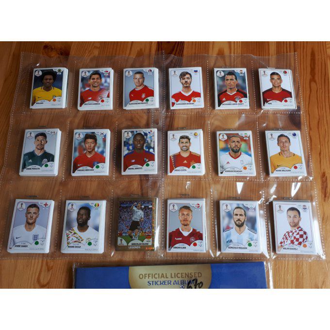 Panini Russie 2018 version Belge Set complet 670 images 