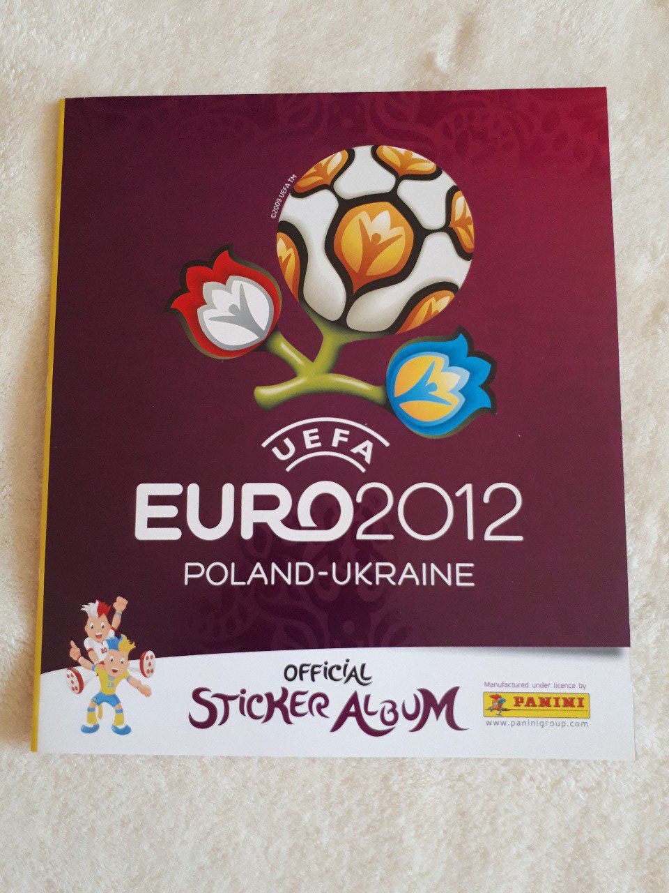 Panini Album vide Euro 2012 international