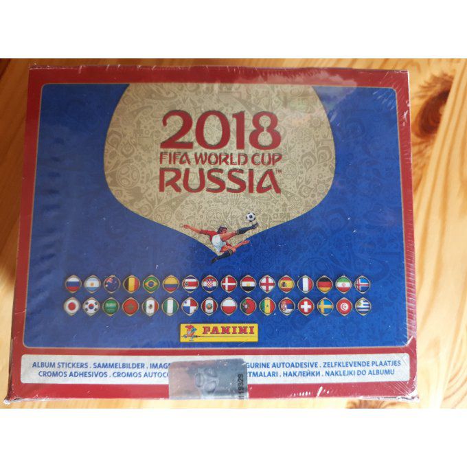 Panini Russie 2018 Box version Belge dos rose