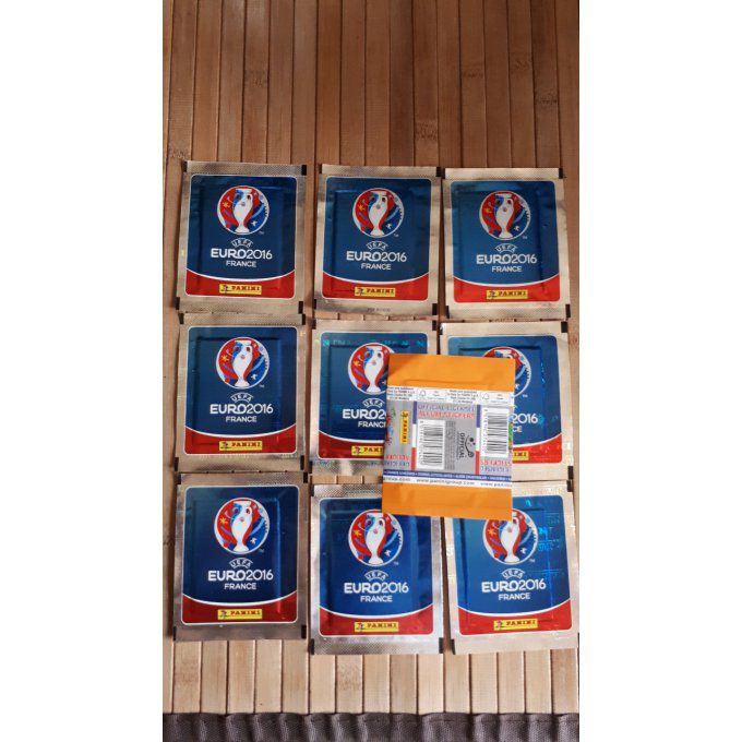 Panini Euro 2016 par Pochettes dos orange