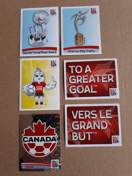 Women Canada 2015 images badge a la pièces 