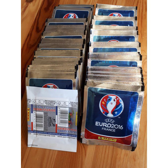 Panini Euro 2016 par pochettes dos blanc France