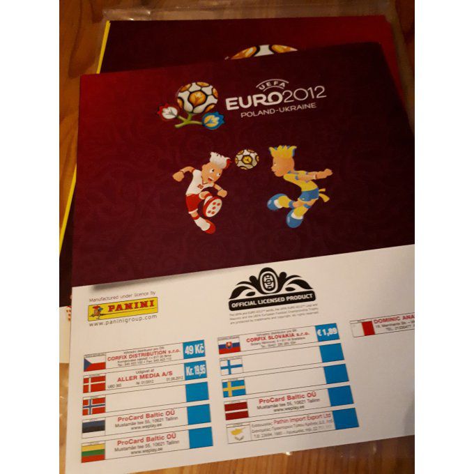 Panini Album vide Euro 2012 international