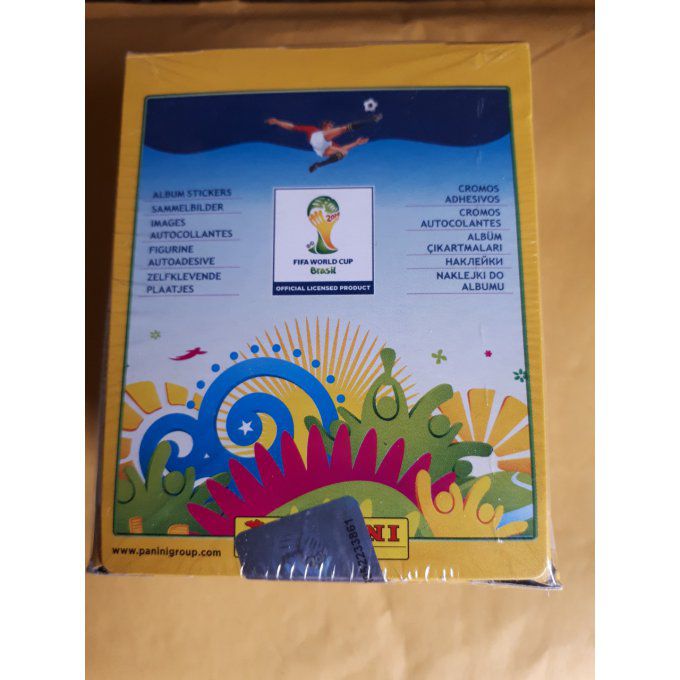 Panini Brazil 2014 par boîtes version jaune