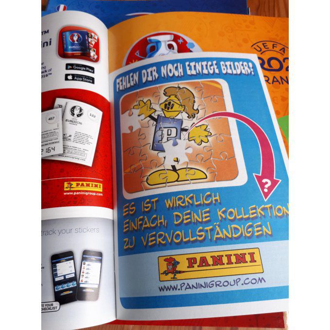 Panini Album vide Euro 2016 souple (D)