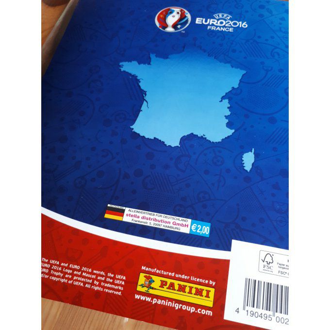 Panini Album vide Euro 2016 souple (D)