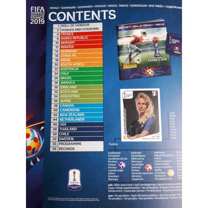 Panini Album vide Women France 2019 (IT)