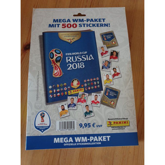 Panini Russie 2018 version allemande megapak 100