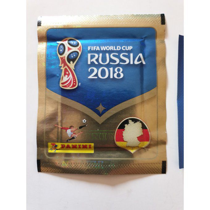 Panini Russie 2018 par pochettes version allemand code Horizontal