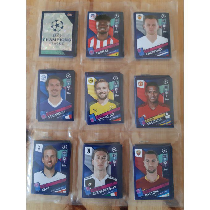 Topps Champions League 2018/2019 set complet