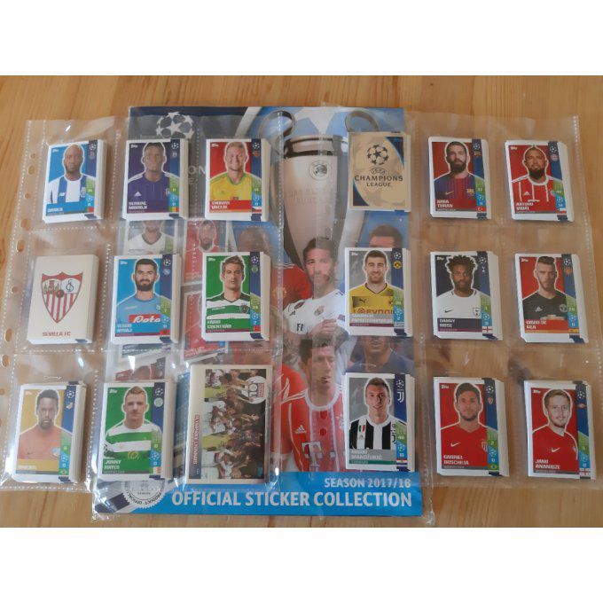 Topps champions League 2017 set complet 