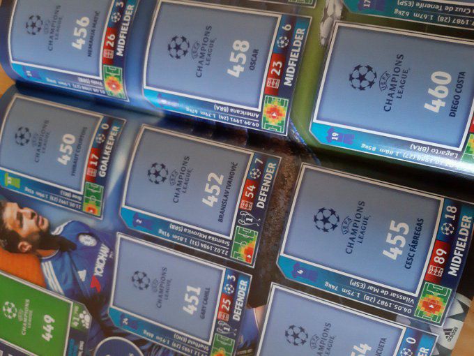 Topps Champions League 2015/2016 album vide