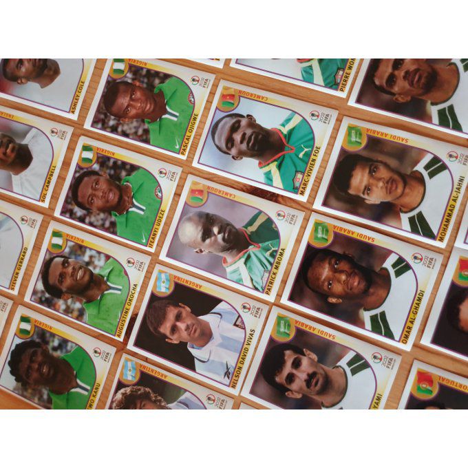 Panini Sticker spécial made in brazil pour Korea 2002