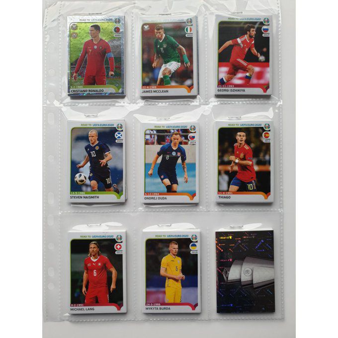 Panini Road to UEFA Euro 2020 Set complet 476 images