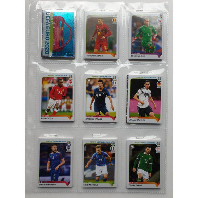 Panini Road to UEFA Euro 2020 Set complet 476 images