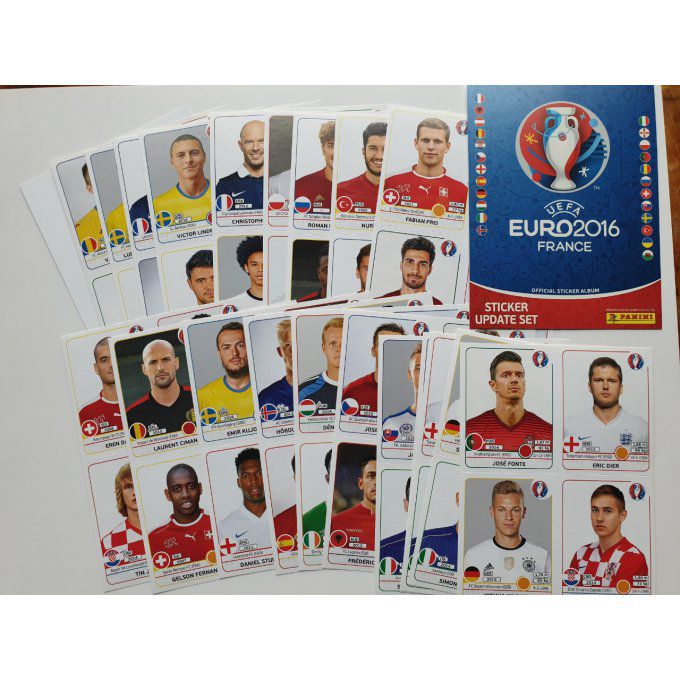 84 stickers Update Euro 2016