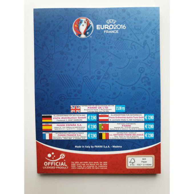 84 stickers Update Euro 2016