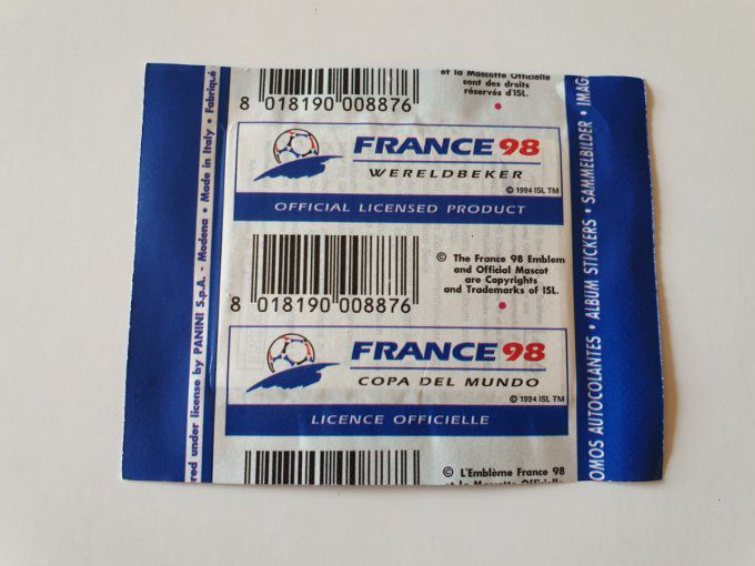 Panini France 1998 Par Pochettes version Standard