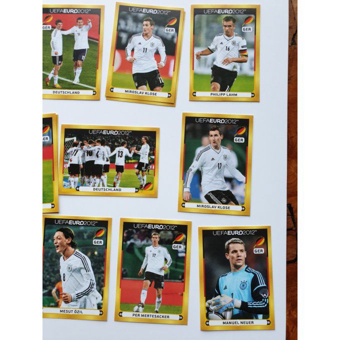 Stickers joueur allemand Euro 2012 à la pièce
