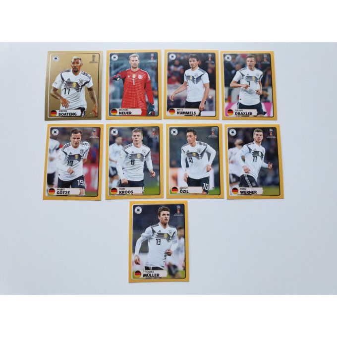 Panini Album vide allemand Russie 2018 +sticker poster mac donald