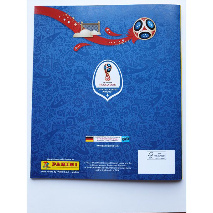 Panini Album vide allemand Russie 2018 +sticker poster mac donald