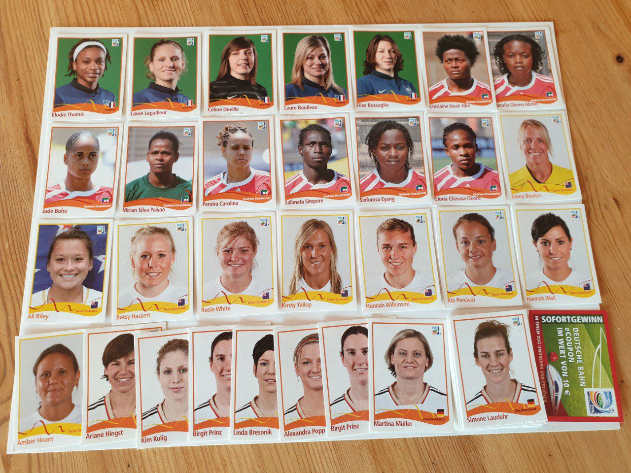 Spécial Rewe sticker Germany women 2011