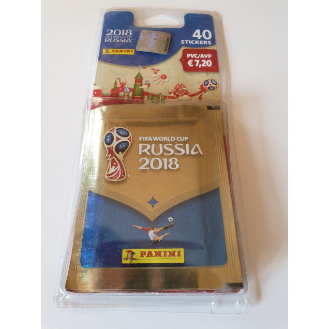 Panini Blister Russie 2018 - 8 pochettes Version Belge