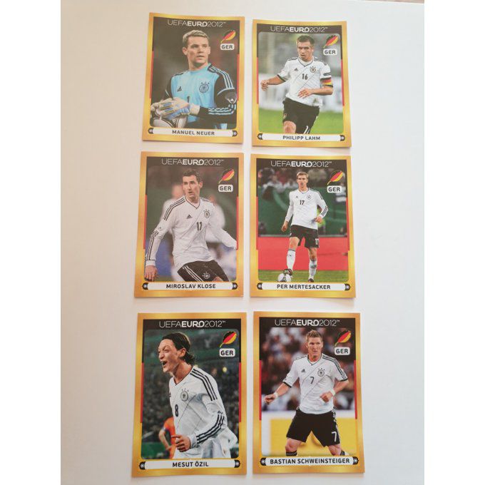 Panini Sticker Mannschaft Euro 2012 complet