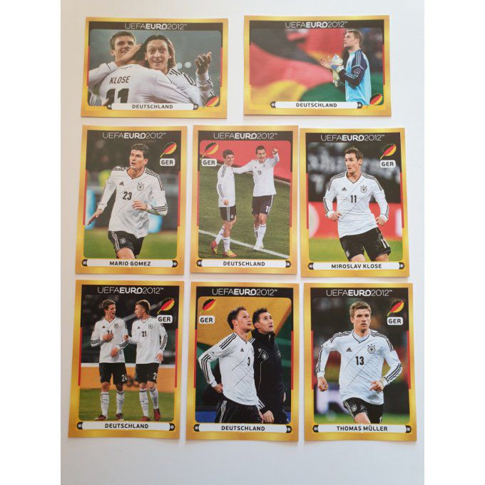 Panini Sticker Mannschaft Euro 2012 complet