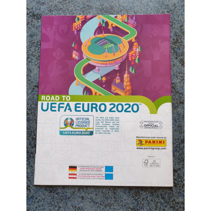 Panini Album vide Road to Euro 2020