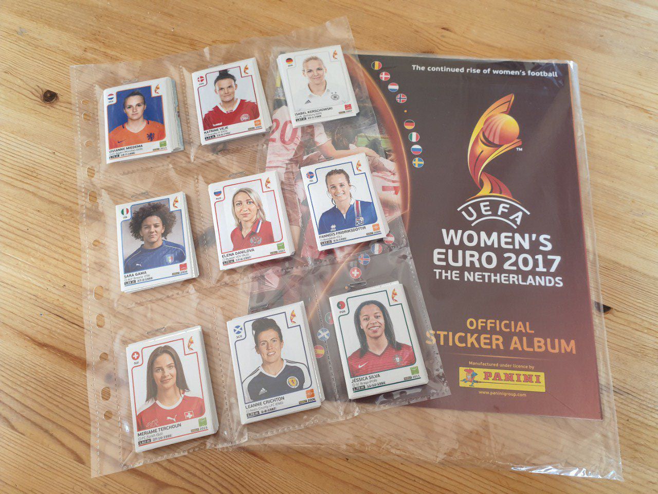 Panini Women Euro 2017 Set complet 334 images