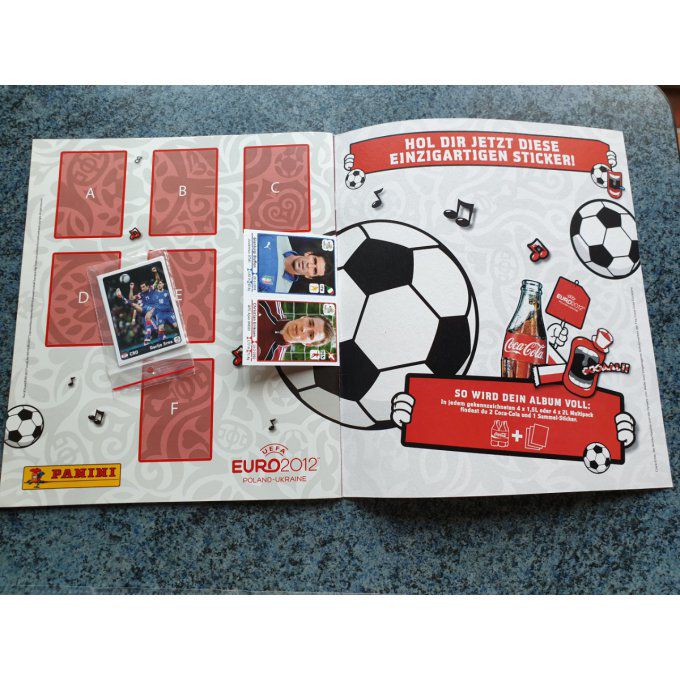 Panini Euro 2012 inter. Set complet 540 images +extra Stickers