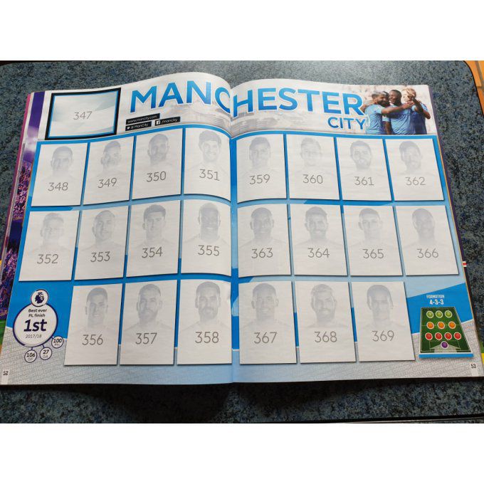 Panini Premier League Football 2020 Album Vide