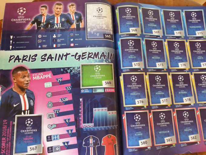 Topps Champions League 2019/2020 Album vide