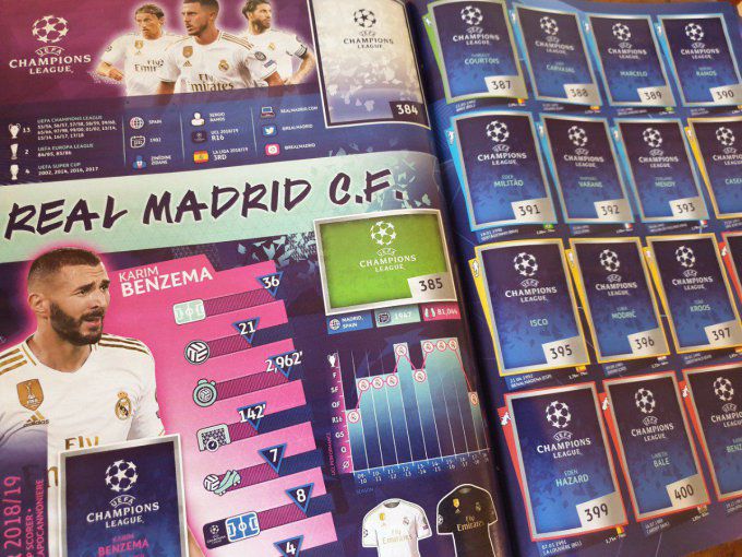 Topps Champions League 2019/2020 Album vide