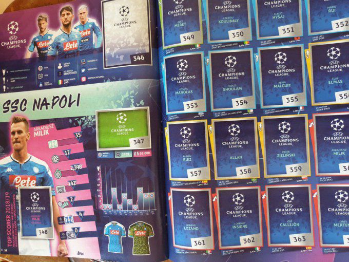 Topps Champions League 2019/2020 Album vide