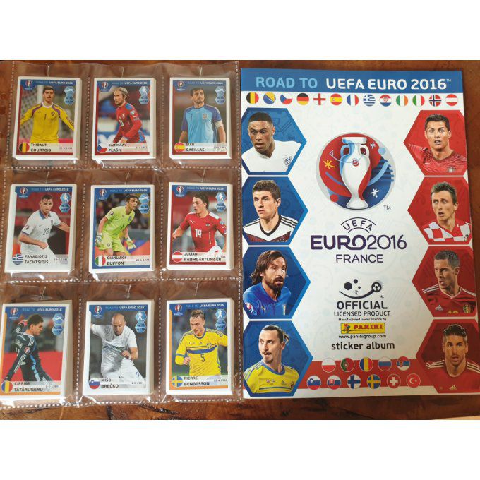 Panini Road to EURO 2016 Set complet 384 images