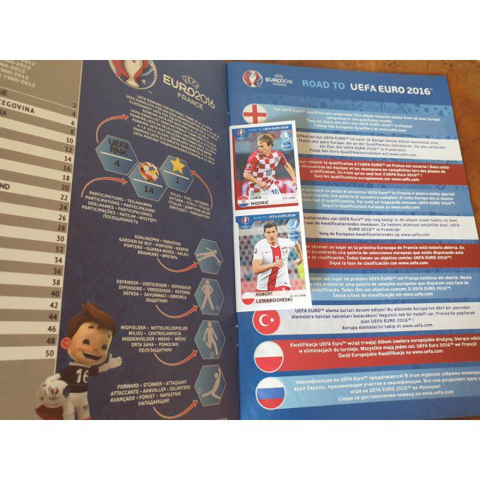 Panini Road to EURO 2016 Set complet 384 images