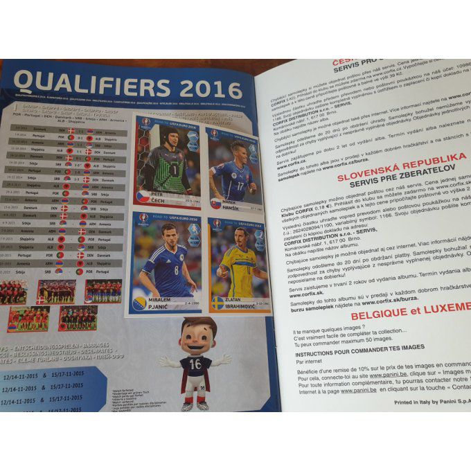 Panini Road to EURO 2016 Set complet 384 images