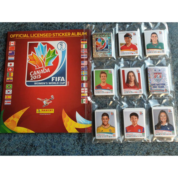 Panini Women WC 2015 Set complet 478 images 