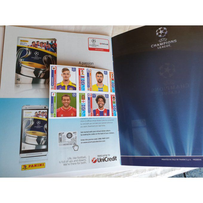 Panini Champions League 2014-2015 set complet