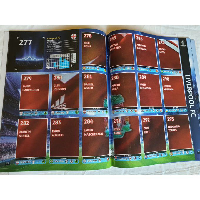 Panini Champions League 2009/2010 set complet