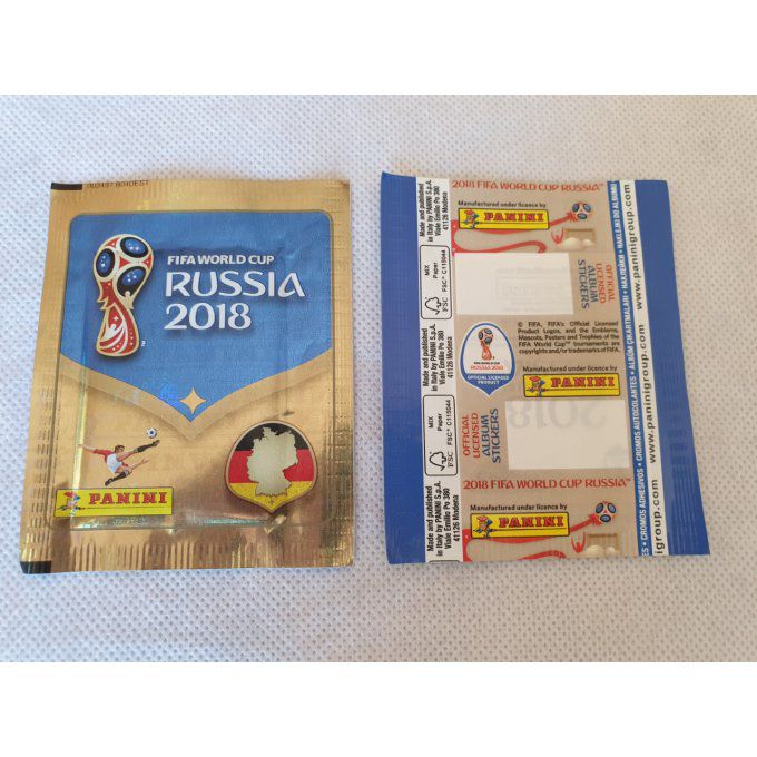 Panini Russie 2018 par pochettes version No Code Dutch Vertical